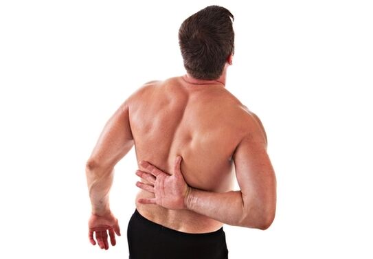 back pain in the scapula area
